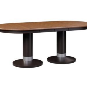 Alcoe Round Double Pedestal Table