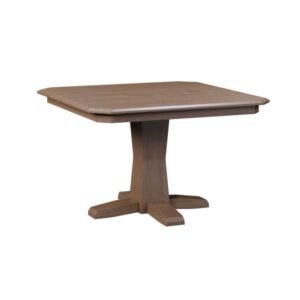 Bevel Shaker Single Pedestal Table